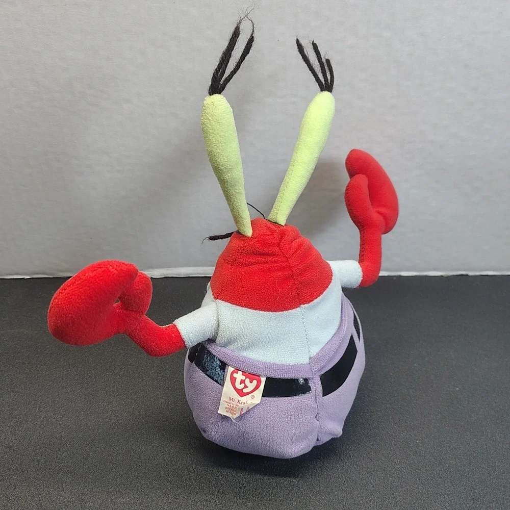 Ty Plush Toy Mr. Krabs SpongeBob SquarePants Beanie Baby